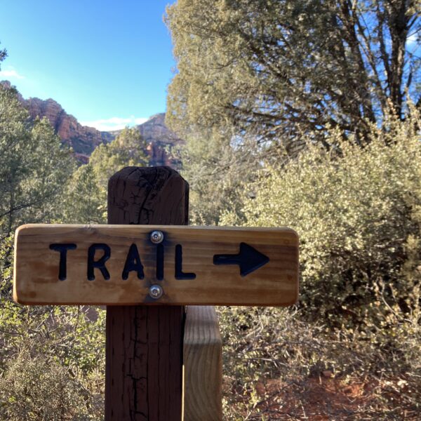 Trail sign